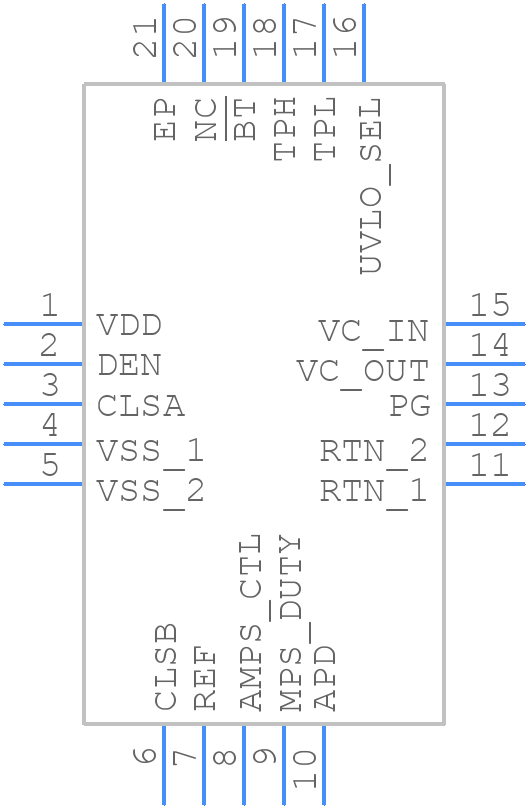 TPS2373-4RGWR - Texas Instruments - PCB symbol