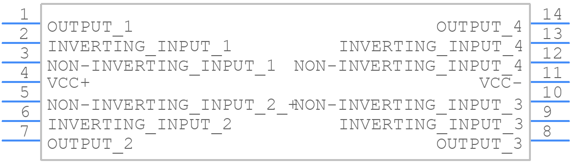 LM2902D - STMicroelectronics - PCB symbol