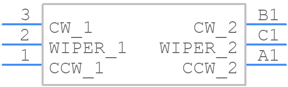 3310H-025-103L - Bourns - PCB symbol