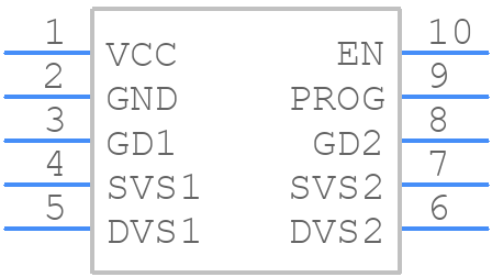 SRK2001A - STMicroelectronics - PCB symbol