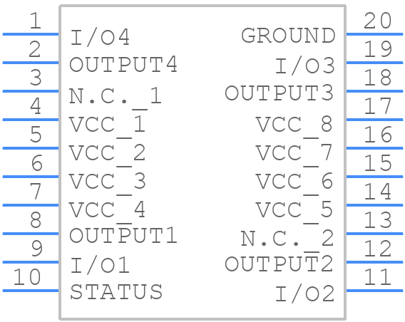 VNQ860TR-E - STMicroelectronics - PCB symbol