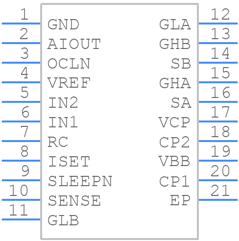 A4955GLPTR-T - Allegro Microsystems - PCB symbol