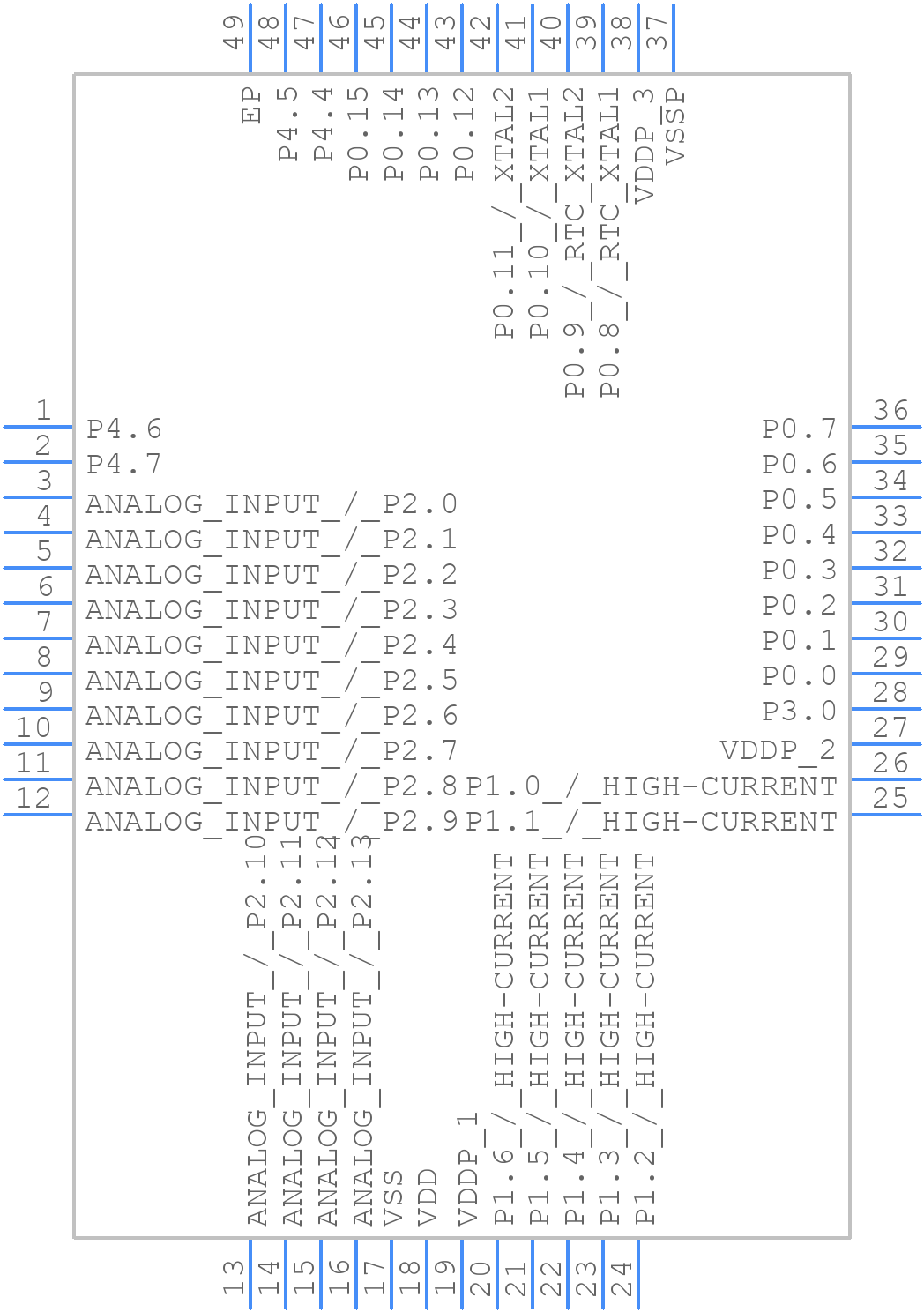 XMC1404Q048X0200AAXUMA1 - Infineon - PCB symbol