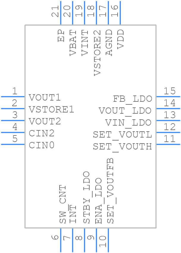 S6AE102A0DGN1B000 - Infineon - PCB symbol