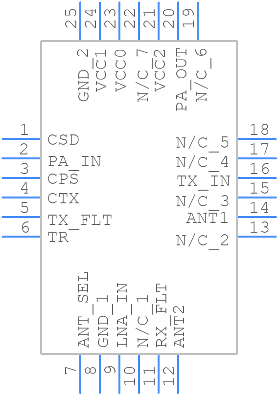 SE2435L-R - Skyworks - PCB symbol