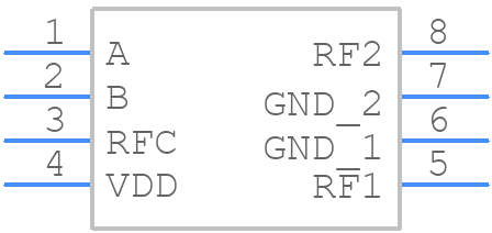 HMC574AMS8 - Analog Devices - PCB symbol
