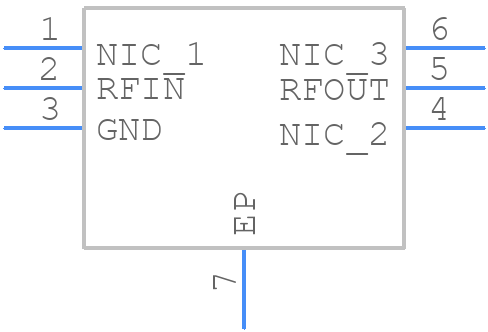 HMC788ALP2ETR - Analog Devices - PCB symbol