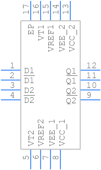ADCLK907BCPZ-WP - Analog Devices - PCB symbol