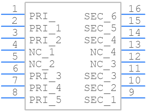 HY601742E - Hanrun Electronics - PCB symbol