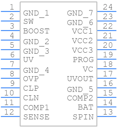 LT1511CSW#TRPBF - Analog Devices - PCB symbol