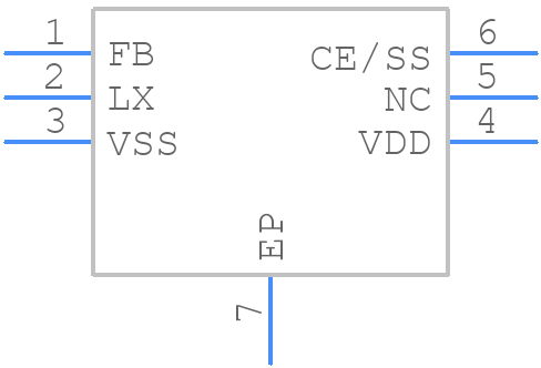 XC9119D10AER-G - Torex - PCB symbol