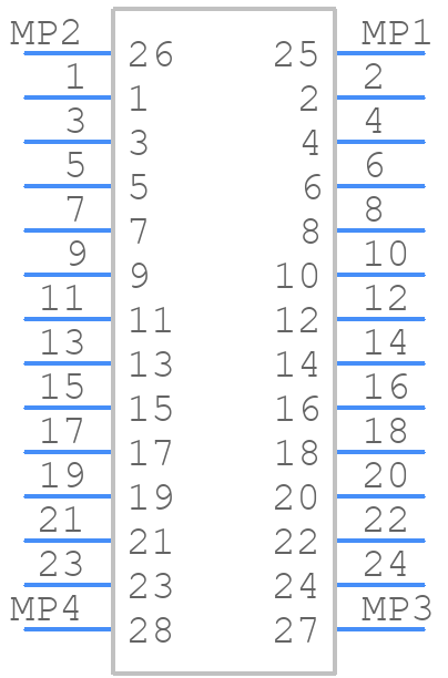 504622-2410 - Molex - PCB symbol