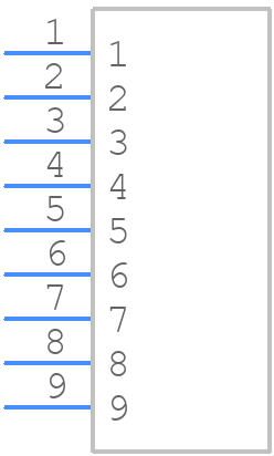 MCRNLA09G0102B0E - Multicomp Pro - PCB symbol