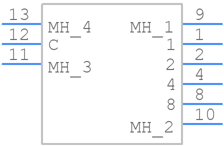 FR01AR16PB-S - NKK Switches - PCB symbol