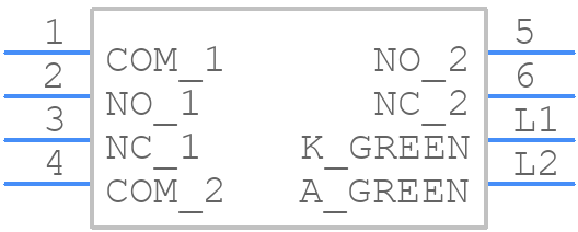 UB25SKW035F-JF - NKK Switches - PCB symbol