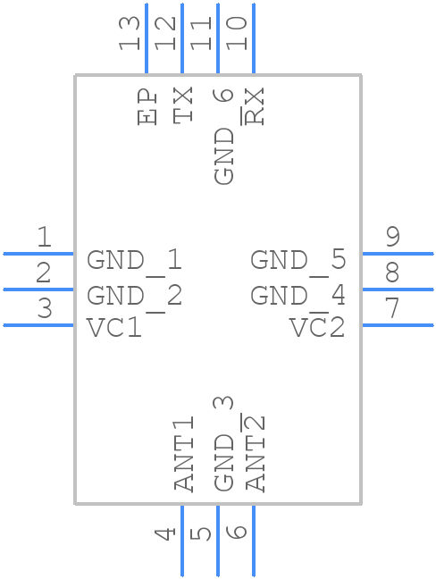 MASWSS0130TR-3000 - MACOM - PCB symbol
