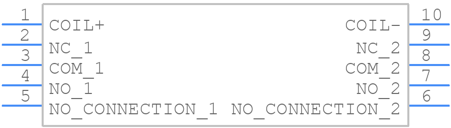TQ2SA-4.5V - Panasonic - PCB symbol