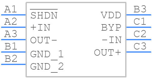 LM4941TMX/NOPB - Texas Instruments - PCB symbol