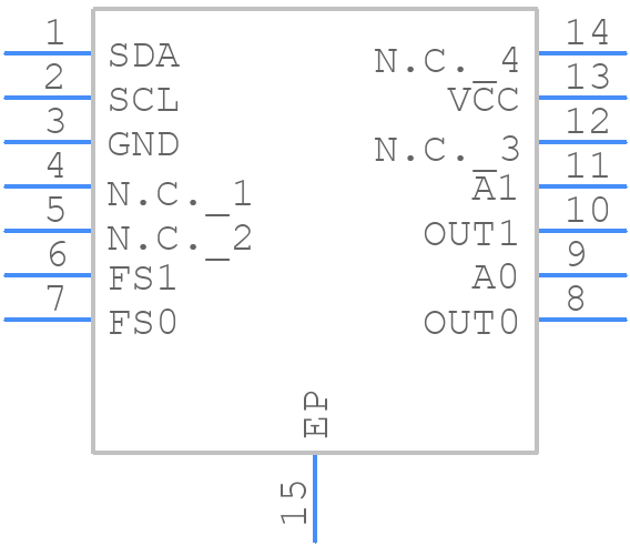 DS4422N+T&R - Analog Devices - PCB symbol