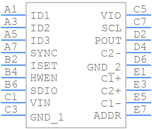 LM2755TMX/NOPB - Texas Instruments - PCB symbol