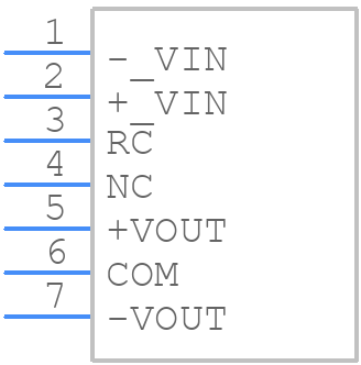 MGW60512 - Cosel - PCB symbol