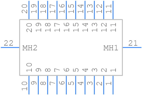 M80-4222005 - Harwin - PCB symbol