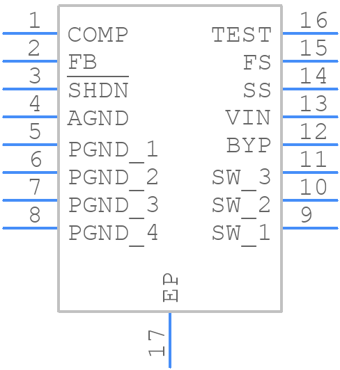 LM5000SDX-3/NOPB - Texas Instruments - PCB symbol