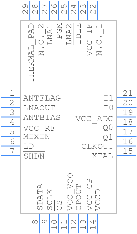 MAX2769B/ - Analog Devices - PCB symbol