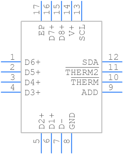 TMP468AIRGTT - Texas Instruments - PCB symbol
