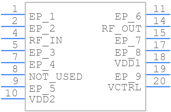 ALM-32320-BLKG - Avago Technologies - PCB symbol