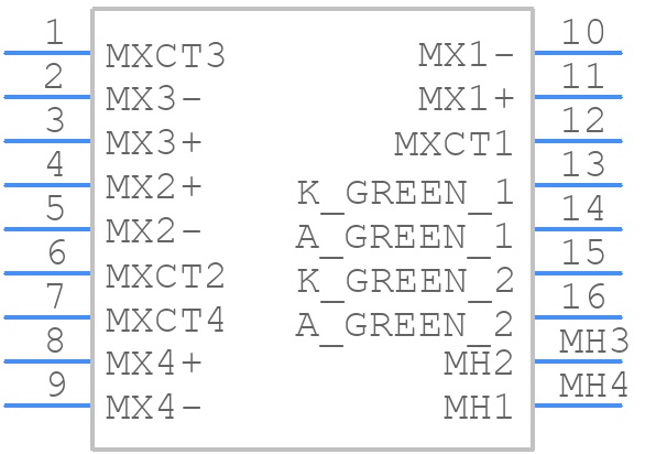 JK0-0187NL - Yageo Group - PCB symbol