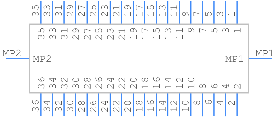 505448-3671 - Molex - PCB symbol