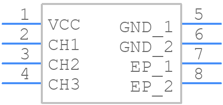 ESD7124MUTBG - onsemi - PCB symbol