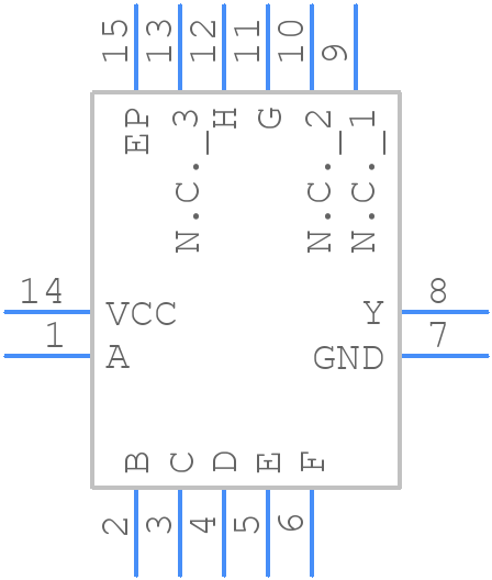 74AHC30BQ,115 - Nexperia - PCB symbol