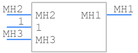 NYS354 - Neutrik - PCB symbol