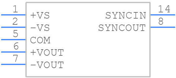 DCP010512DBP-U/700 - Texas Instruments - PCB symbol