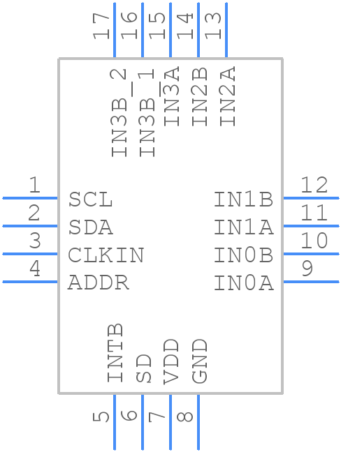 FDC2114RGHR - Texas Instruments - PCB symbol