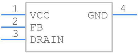 NCP1075STBT3G - onsemi - PCB symbol