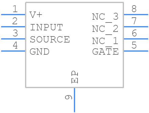 MIC5060YML-TR - Microchip - PCB symbol