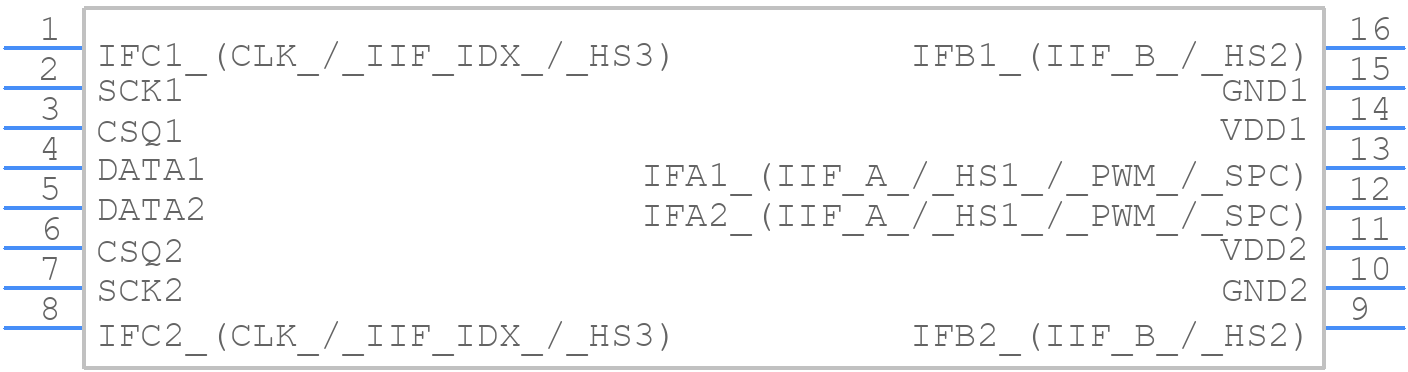 TLE5012BDE9200XUMA1 - Infineon - PCB symbol