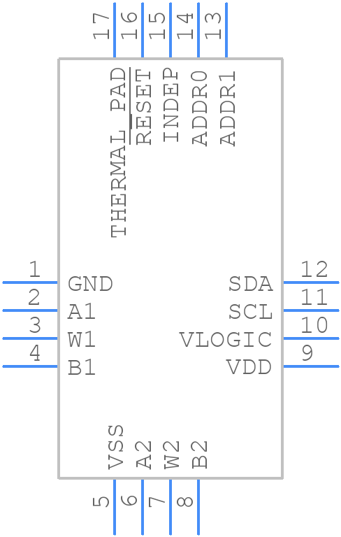 AD5142AWBCPZ10-RL7 - Analog Devices - PCB symbol