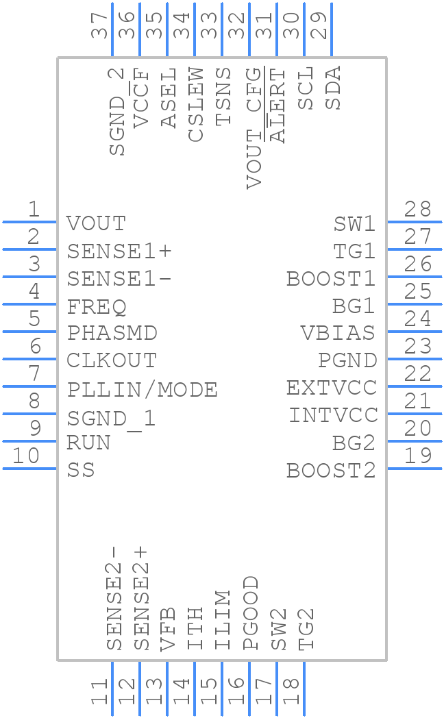 LTC7841EUHE#PBF - Analog Devices - PCB symbol