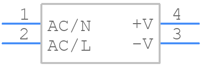 IRM-15-15 - Mean Well - PCB symbol