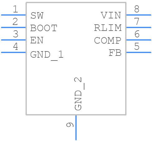RT7272AGSP - RICHTEK - PCB symbol