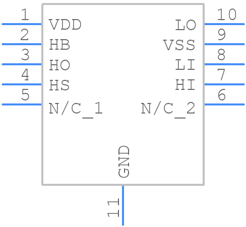 UCC27212DPRR - Texas Instruments - PCB symbol