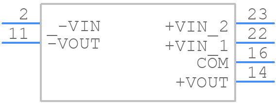 REC6-1209DRW/R10/A - RECOM Power - PCB symbol