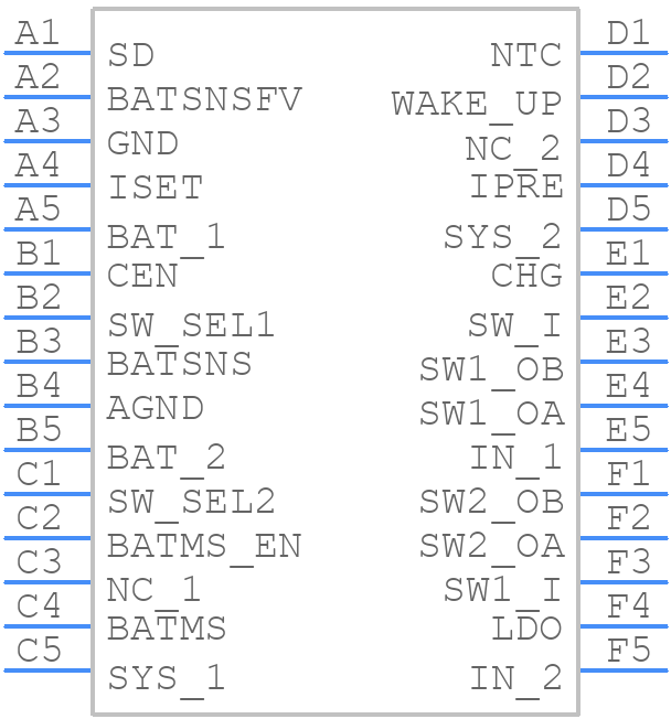 STBC03JR - STMicroelectronics - PCB symbol