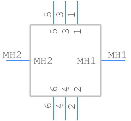 09185067914 - HARTING - PCB symbol