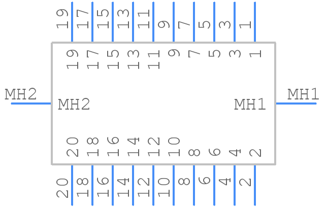 09185207914 - HARTING - PCB symbol