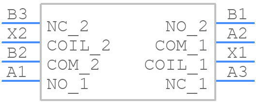 3SBC2002A2 - TE Connectivity - PCB symbol